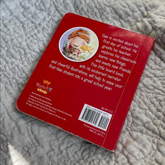 3/$25 🪩 First Day of School Toddler Board Book | Sensory Book - Picture 4 of 4